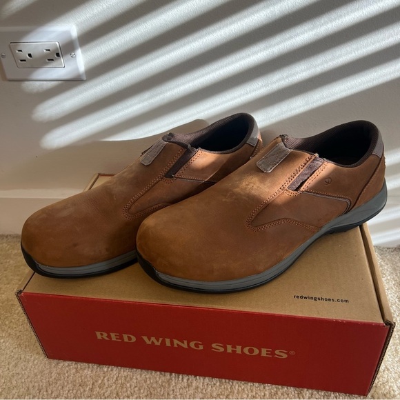 NWOT Red Wing Shoes Men\'s Tan Leather Slip-Ons main image 4